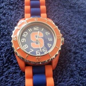 Syracuse University orange and blue watch